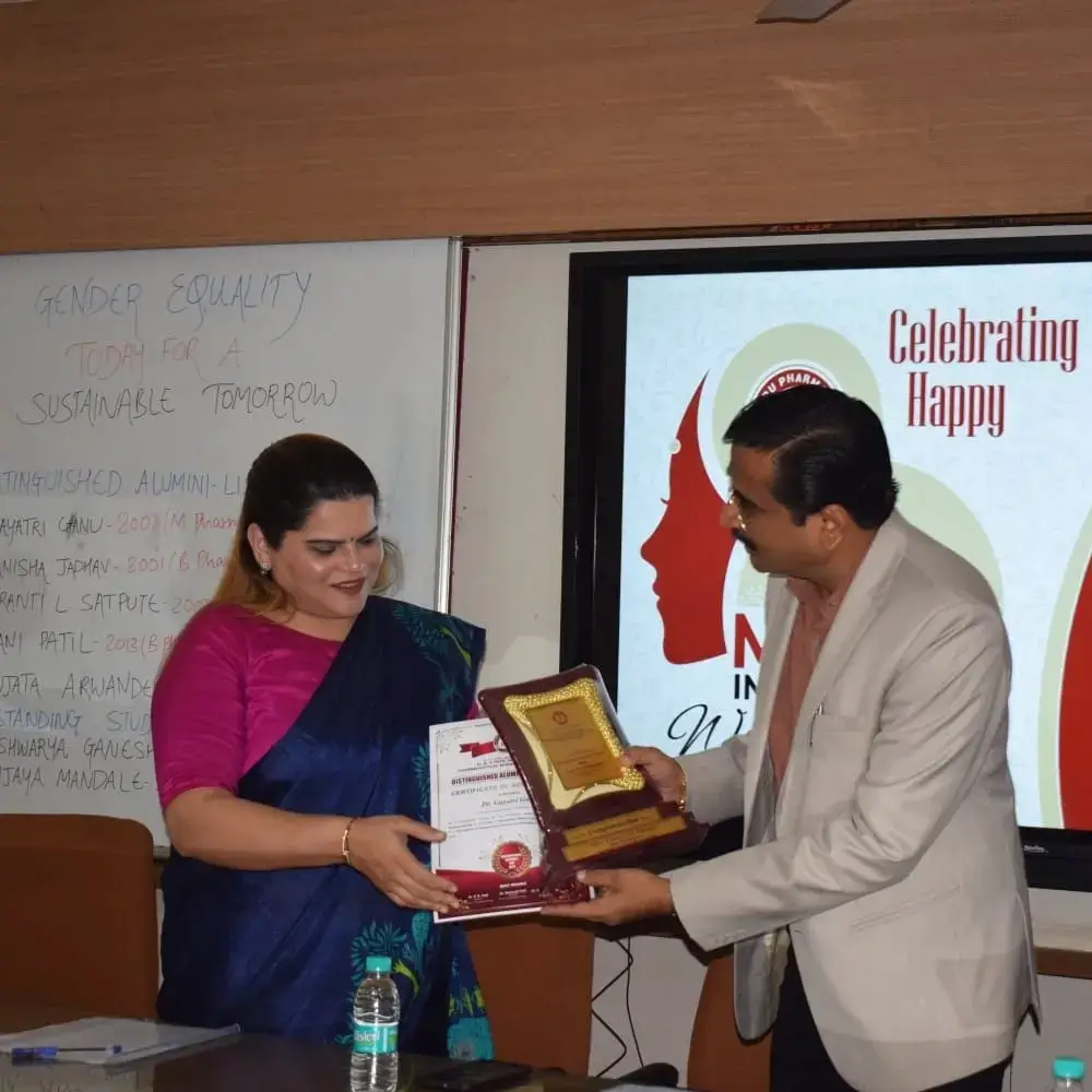 Women’s Day Seminar at DYPIPSR by Dr. Gayatri Ganu